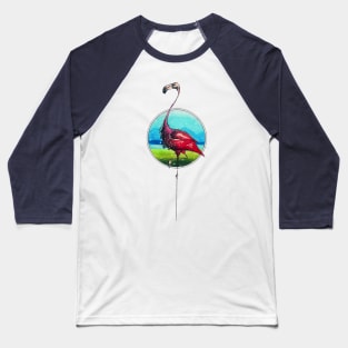 Flamingo Baseball T-Shirt